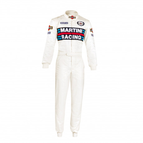 Гащеризони FIA състезателен гащеризон SPARCO Martini Racing COMPETITION (R567), бял | race-shop.bg