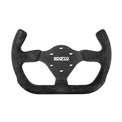 Спортен волан с 3 спици Sparco P310 OPEN, 310мм, велур, без отстъп, черен