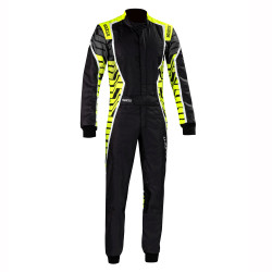 CIK-FIA гащеризон за картинг SPARCO X-LIGHT K, черен/жълт/сив