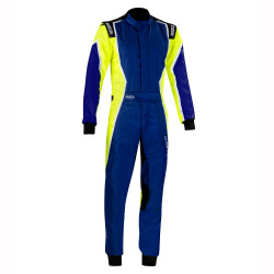 CIK-FIA състезателен гащеризон Sparco X-LIGHT K blue/yellow/black
