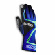 Ръкавици Състезателни ръкавици Sparco Rush (вътрешни шевове) blue/green | race-shop.bg