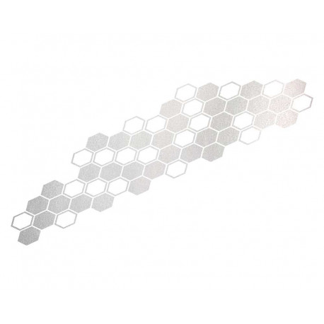 Спрей и фолио Стикер Cardesign HEXAGON, 130x32cm, сребро | race-shop.bg