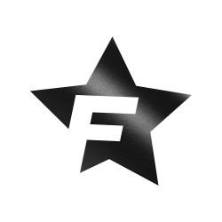 Стикер Cardesign F-STAR, 41x39cm, черен
