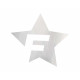 Спрей и фолио Стикер Cardesign F-STAR, 41x39cm, сребро | race-shop.bg