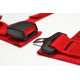 Предпазни колани и аксесоари ECE 4 точкови предпазни колани 2" (50mm) RACES, red | race-shop.bg