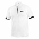 Тениски Polo Shirt Sparco Polo Zip white | race-shop.bg