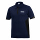Тениски Polo Shirt Sparco Polo Zip синьо черно | race-shop.bg