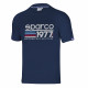 Тениска Sparco 1977 blue