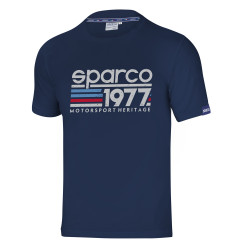Тениска SPARCO 1977, тъмносин