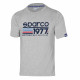 Тениски Тениска Sparco 1977 grey | race-shop.bg