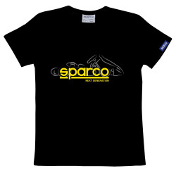 Детска тениска Next Generation 2022 SPARCO - Черна