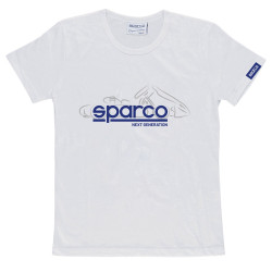 Детска тениска SPARCO Next Generation 2022, бял