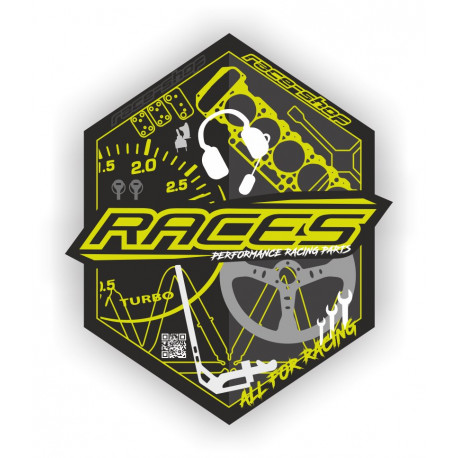 Стикери race-shop Hexagon | race-shop.bg