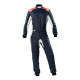 Гащеризони FIA състезателен гащеризон OMP ONE-S MY2020 синьо/оранжево | race-shop.bg