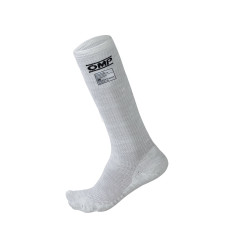 OMP One чорапи с FIA одобрение, високи бял