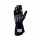 Ръкавици Състезателни ръкавици OMP ONE-S с хомологация на FIA (външни шевове) черно/бяло | race-shop.bg