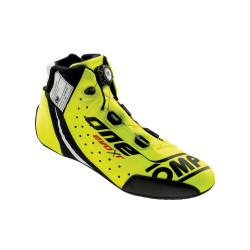 FIA състезателени обувки OMP ONE EVO X R жълто/черно