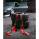 Предпазни колани и аксесоари ECE 3 точкови предпазни колани 2" (50mm) RACES, червени | race-shop.bg