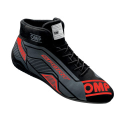 FIA състезателени обувки OMP Sport черно/червено 2022