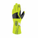 Ръкавици Състезателни ръкавици OMP PRO MECH-S с хомологация на FIA (вътрешен шев) жълто/черно | race-shop.bg