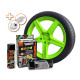 Комплект FOLIATEC гума в спрей зелена - NEON GREEN + BASECOAT