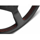 Волани 3 spokes steering wheel Red MOMO MONTECARLO 350mm, leather | race-shop.bg