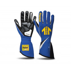 Race gloves MOMO CORSA R with FIA homologation (external stitching) blue