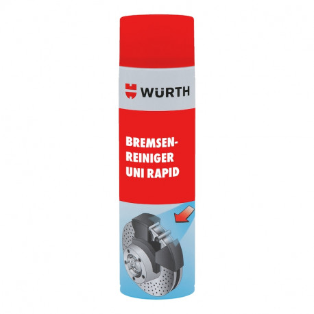 Почистващ Wurth Уред за почистване на спирачки Uni Rapid - 500ml | race-shop.bg