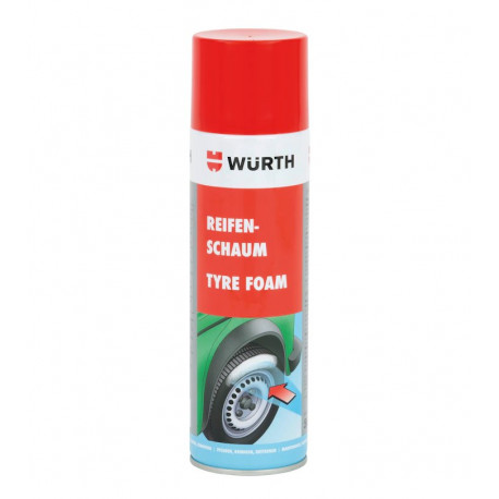 Препарати за почистване на джанти и гуми WURTH пяна за грижа за гуми - 500ml | race-shop.bg