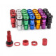 Капачки за вентили Комплект от 4бр алуминиеви вентили, различни цветове | race-shop.bg