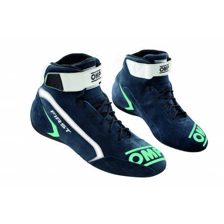 Обувки FIA race shoes OMP FIRST тъмносиньо/тифани | race-shop.bg