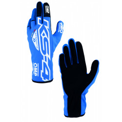Race gloves OMP KS-4 ART my2023 (internal stitching) blue/white
