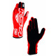 Ръкавици Race gloves OMP KS-4 ART my2023 (internal stitching) red/white | race-shop.bg