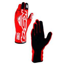 Race ръкавици OMP KS-4 ART my2023 (вътрешен шев) червено/бяло