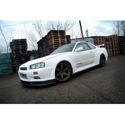 MAXTON DESIGN предни калници за NISSAN SKYLINE R34 GTR (FOR 002299-1 BUMPER), фибростъкло