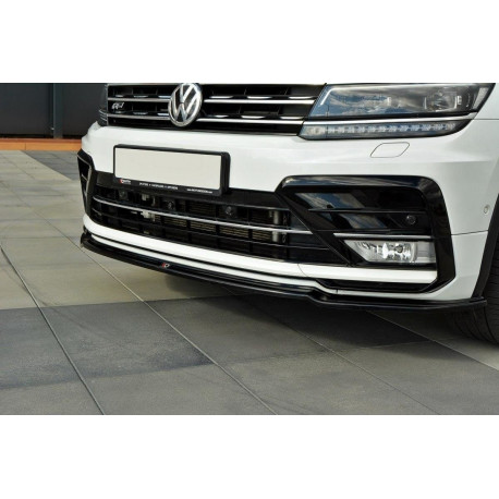 Бодикит и визуални аксесоари MAXTON DESIGN преден сплитер за Vw Tiguan Mk2 R-Line | race-shop.bg