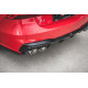 Бодикит и визуални аксесоари Заден дифузьор + ауспух Ends Imitation Audi A7 C8 S-Line | race-shop.bg