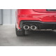 Бодикит и визуални аксесоари Заден дифузьор + ауспух Ends Imitation Audi A7 C8 S-Line | race-shop.bg