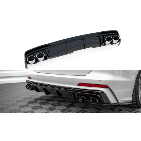 Бодикит и визуални аксесоари MAXTON DESIGN заден дифузьор за Audi S6 / A6 S-Line C8 | race-shop.bg