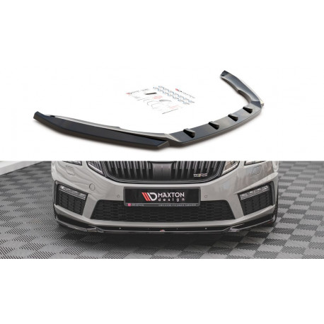 Бодикит и визуални аксесоари Преден сплитер V.3 Skoda Octavia RS Mk3 Facelift | race-shop.bg