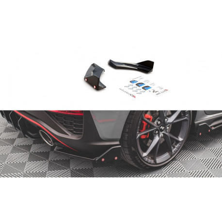 Бодикит и визуални аксесоари Задни странични сплитери + капаци V.1 Hyundai I30 N Hatchback Mk3 Facelift | race-shop.bg