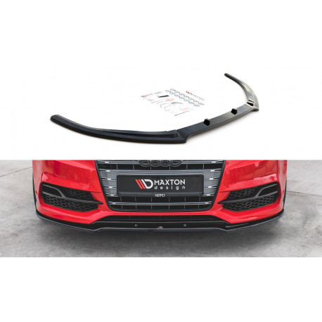 Бодикит и визуални аксесоари MAXTON DESIGN преден сплитер за Audi S3 / A3 S-Line 8V Sedan / Cabrio, V2 | race-shop.bg