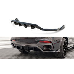 MAXTON DESIGN централен заден сплитер за BMW X6 M-Pack F16 (с вертикални ленти)