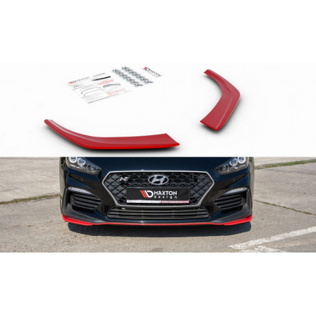 Бодикит и визуални аксесоари MAXTON design Преден сплитер за Hyundai I30 N Mk3 Hatchback / Fastback | race-shop.bg
