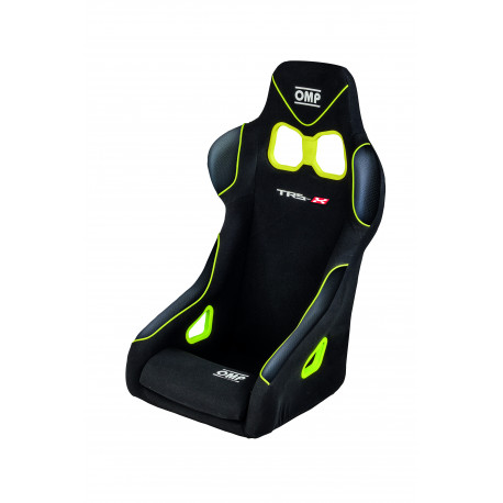 Спортни седалки с одобрение на FIA FIA спортна седалка OMP TRS-X my2023 черно/флуо жълто | race-shop.bg