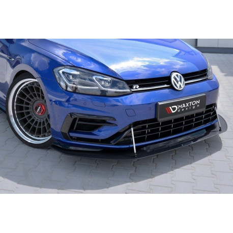 Бодикит и визуални аксесоари Hybrid ПРЕДЕН РЕЙСИНГ СПЛИТЕР VW Golf 7 R / R-Line Facelift | race-shop.bg