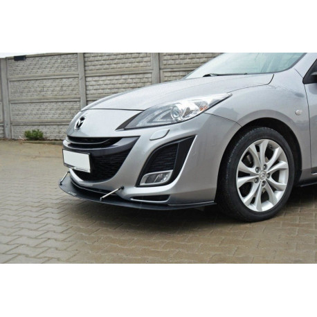 Бодикит и визуални аксесоари ПРЕДЕН РЕЙСИНГ СПЛИТЕР MAZDA 3 MK2 SPORT (PREFACE) | race-shop.bg
