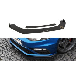MAXTON DESIGN преден сплитер за VW POLO MK5 GTI FACELIFT (with wings)