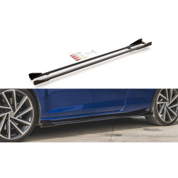 MAXTON DESIGN Racing Durability дифузьори за прагове + клапи на VW Golf 7 R / R-Line Facelift