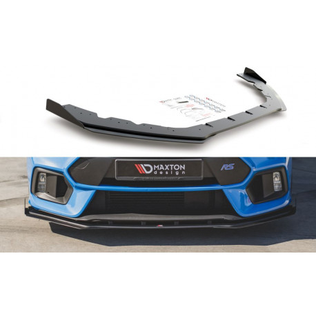 Бодикит и визуални аксесоари MAXTON DESIGN Racing Durability преден сплитер + клапи за Ford Focus RS Mk3 | race-shop.bg